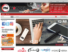 Tablet Screenshot of my-handel.com